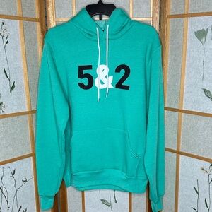 “The Chosen” Apparel – “5&2” Teal Hoodie size Medium